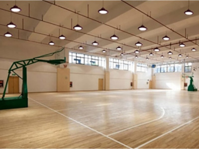 LED High Bay Lights in Xi'an Basketball Court