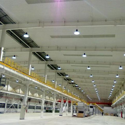 LED high bay light project in Brazilian warehouse